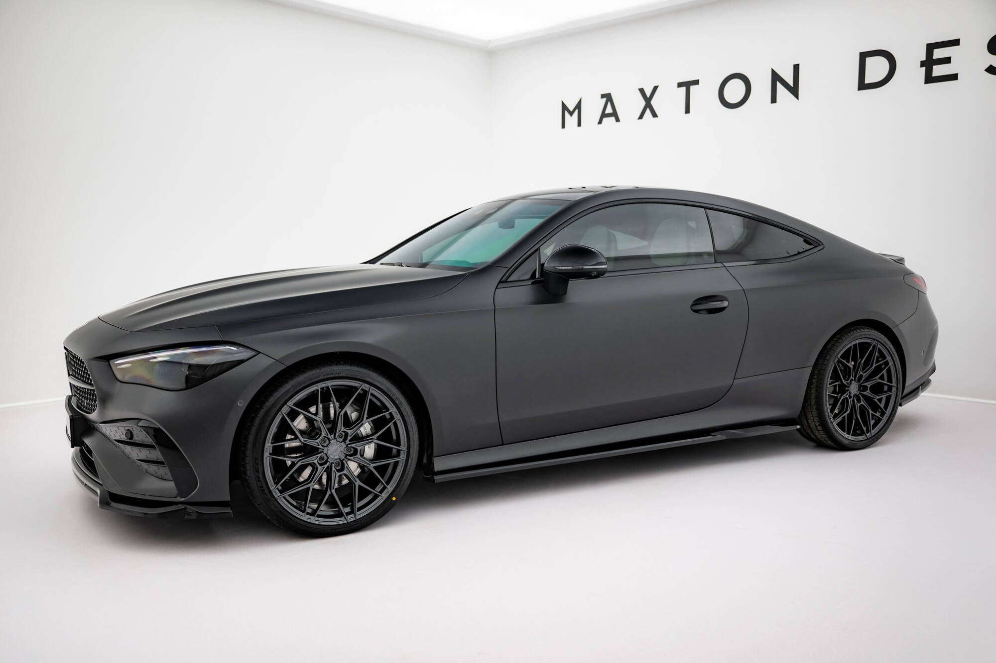 Maxton Design Street+ Seitenschweller Leisten passend für Mercedes-Benz CLE AMG-Line C236 schwarz Hochglanz