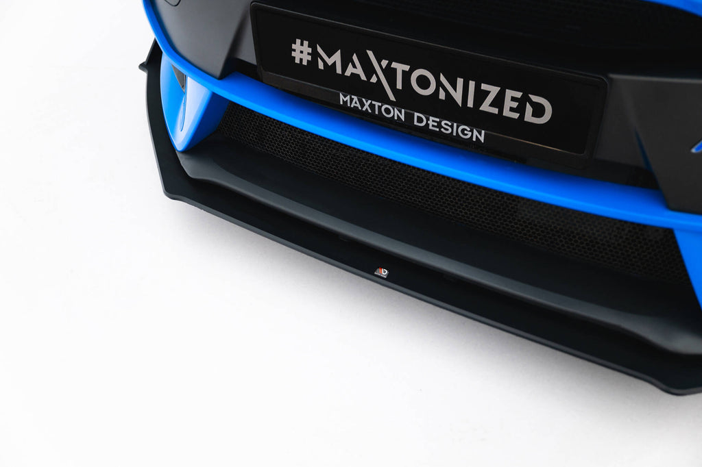 Maxton Design Street Pro Street+ Spoilerlippe Front Ansatz passend für / Frontansatz V.2 Ford Focus RS Mk3