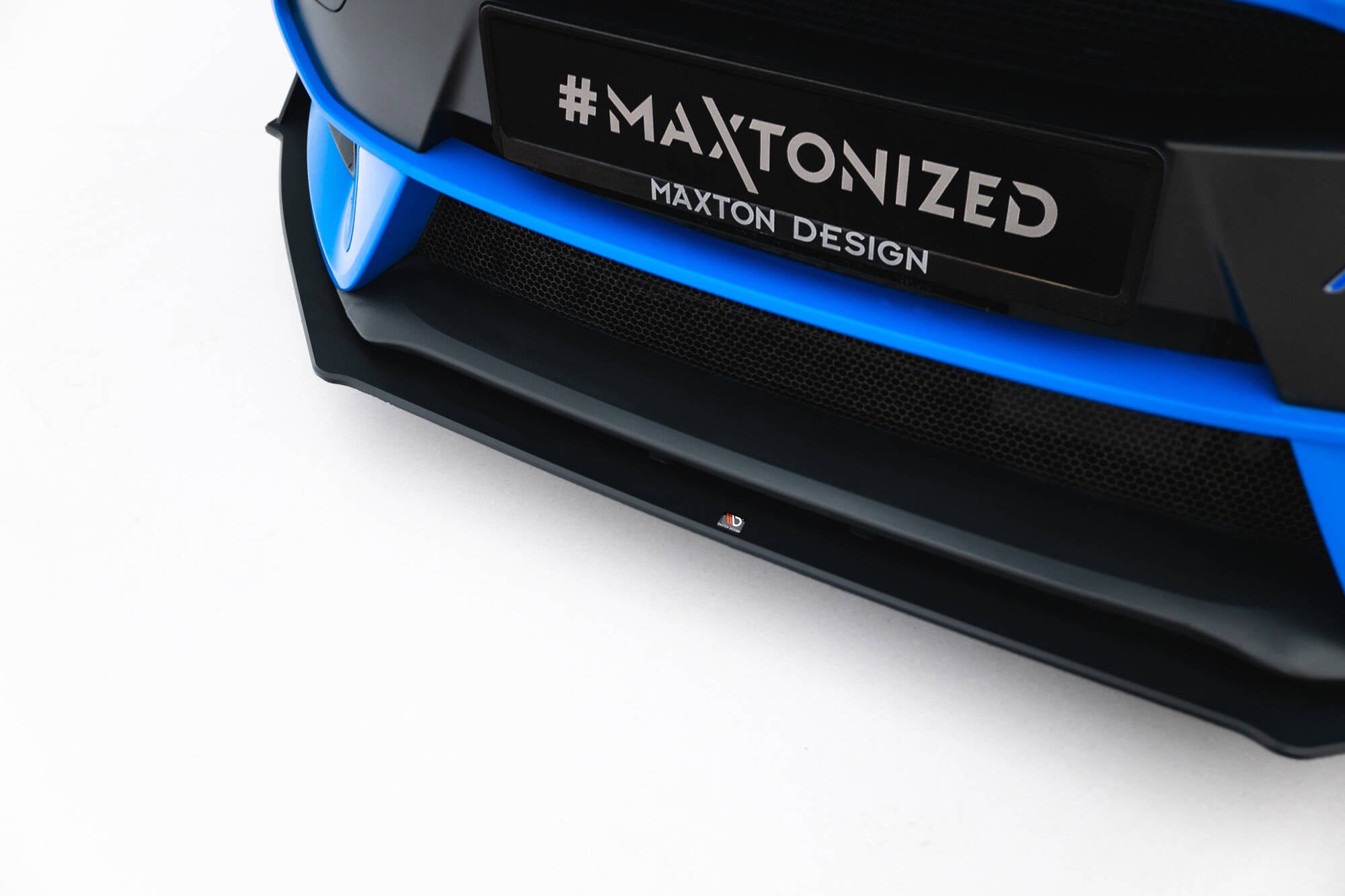 Maxton Design Street Pro Street+ Spoilerlippe Front Ansatz passend für / Frontansatz V.2 Ford Focus RS Mk3