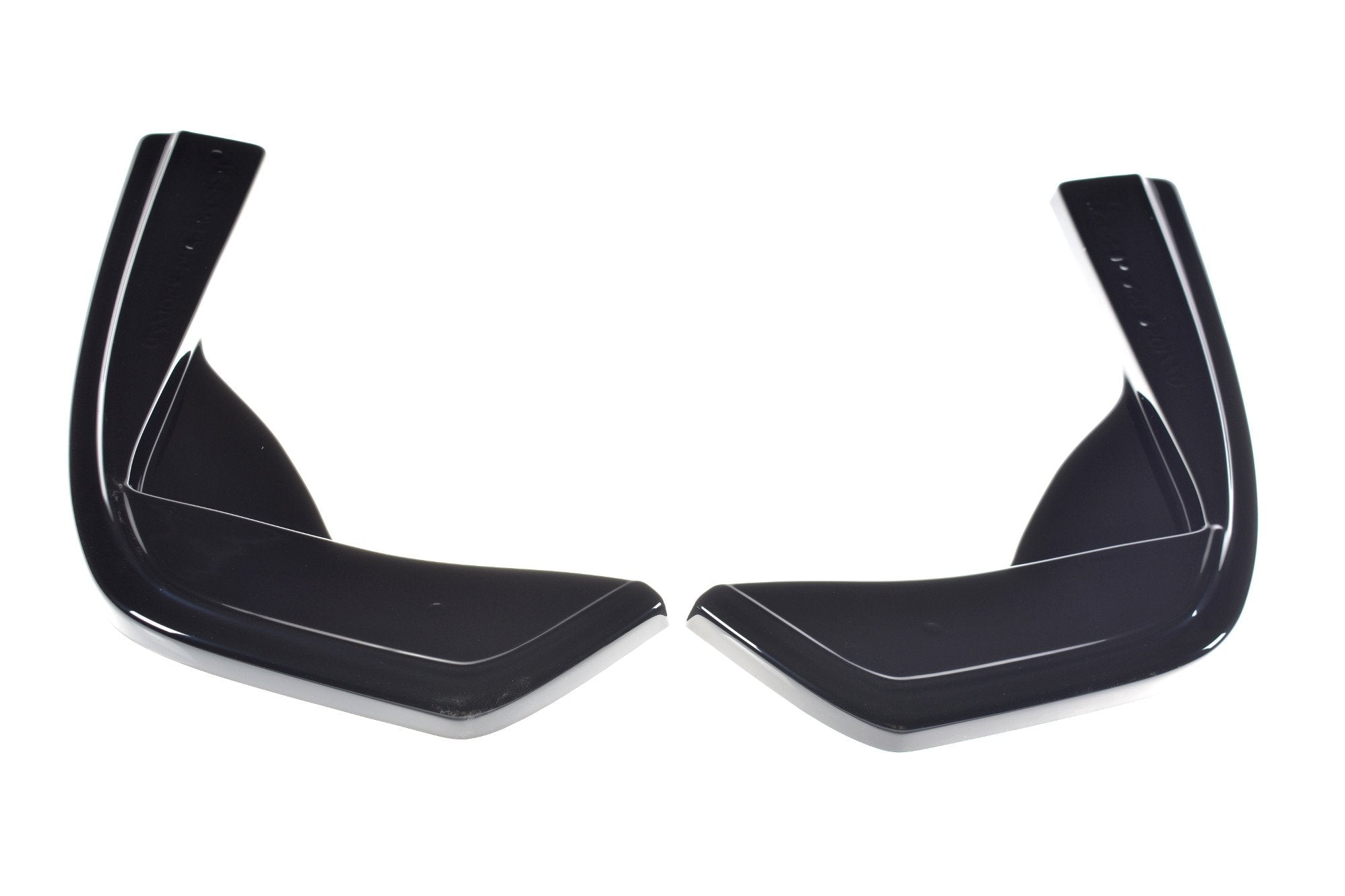 Maxton Design Heck Ansatz Flaps Diffusor passend für Mercedes-AMG C 43 Limousine W205 Facelift schwarz Hochglanz