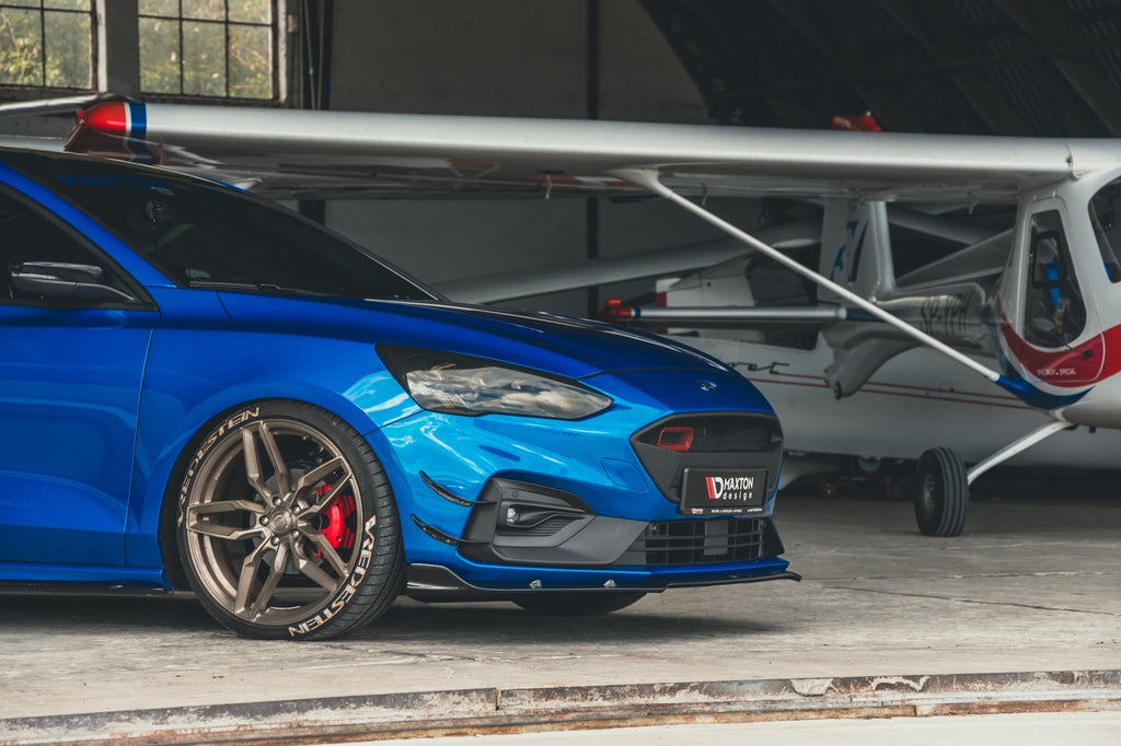 Maxton Design Street+ Spoilerlippe Front Ansatz passend für Ford Focus ST / ST-Line Mk4