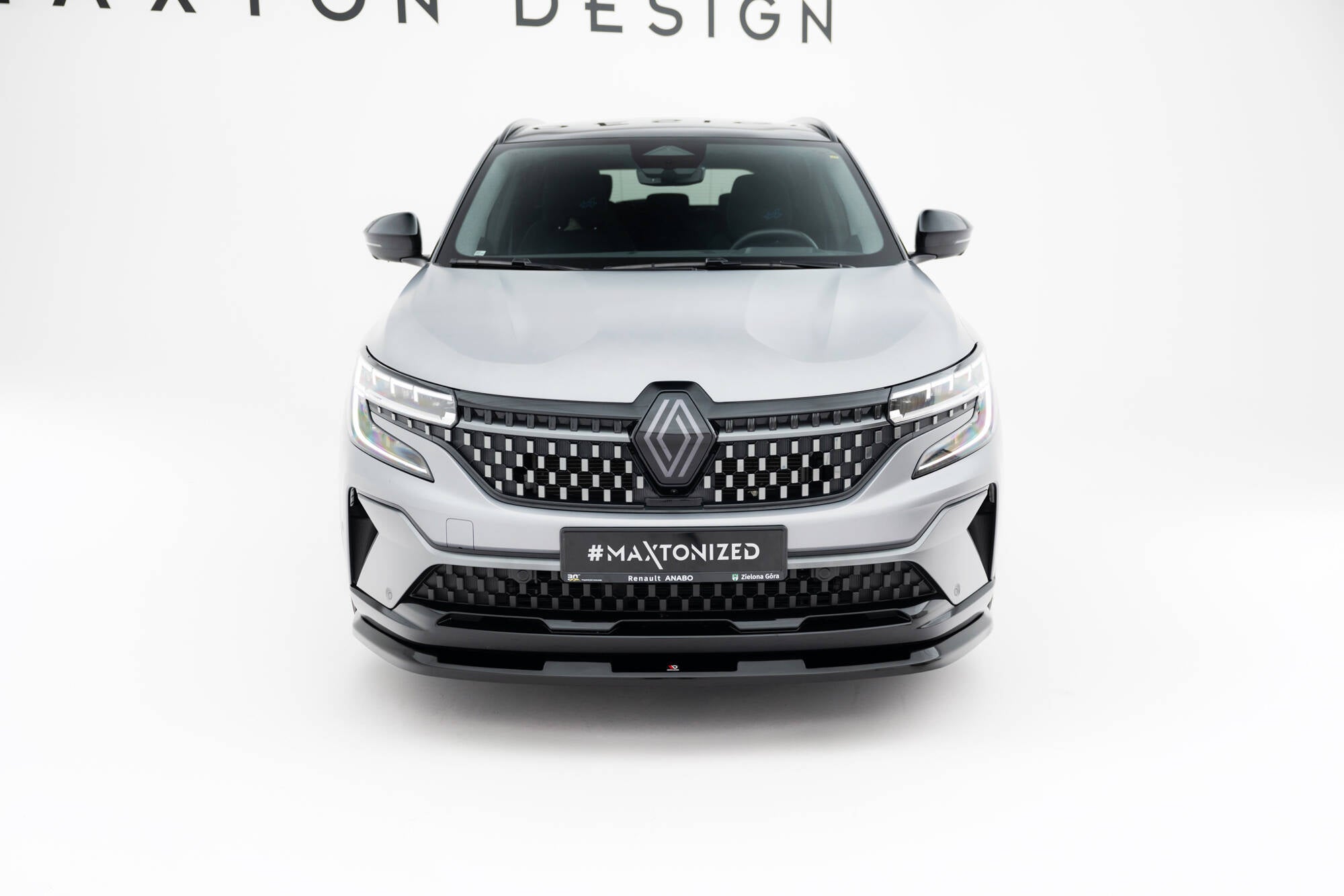 Maxton Design Street+ Spoilerlippe Front Ansatz passend für Renault Austral Iconic / Iconic Esprit Alpine Mk1 schwarz Hochglanz