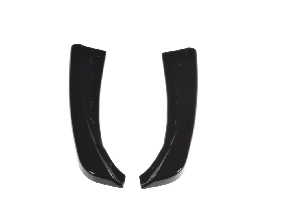 Maxton Design Heck Ansatz Flaps Diffusor für MERCEDES- BENZ C-KLASSE W205 COUPE AMG-LINE schwarz matt