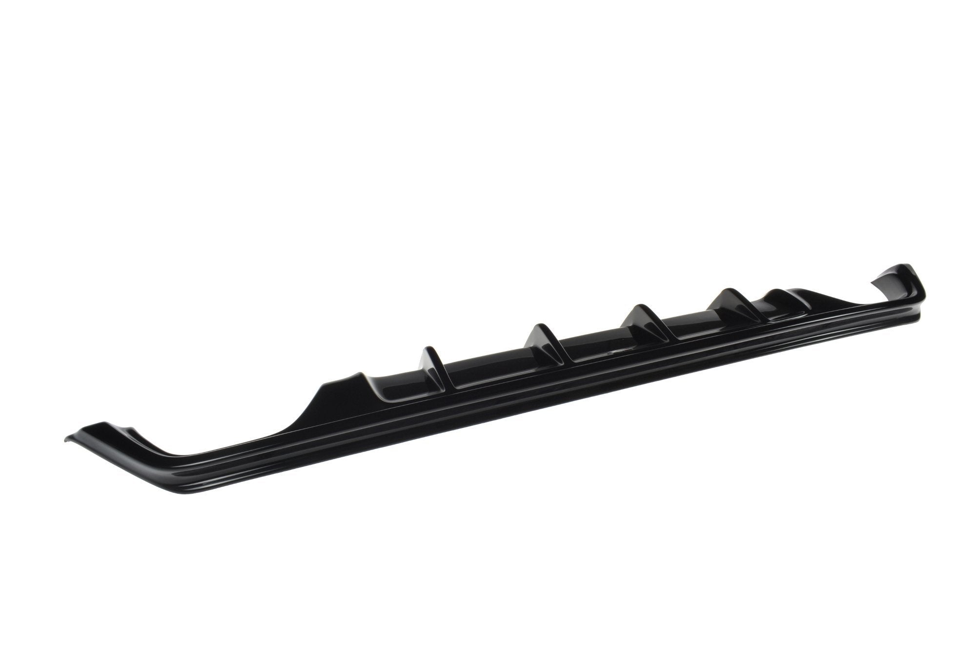 Maxton Design Diffusor Heck Ansatz passend für Ford Focus Hatchabck ST-Line schwarz Hochglanz