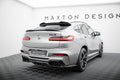 Maxton Design Street+ Mittlerer Diffusor RACE passend für BMW X4 M F98 schwarz Hochglanz