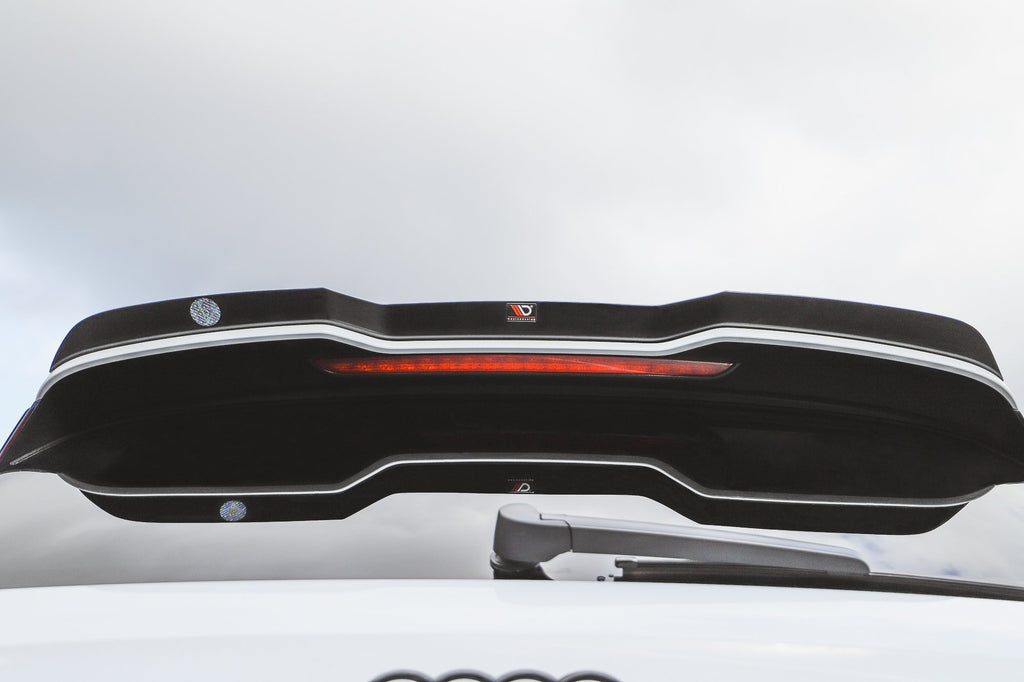 Maxton Design Spoiler CAP V.3 passend für Audi RS3 Sportback 8V / 8V Facelift schwarz Hochglanz