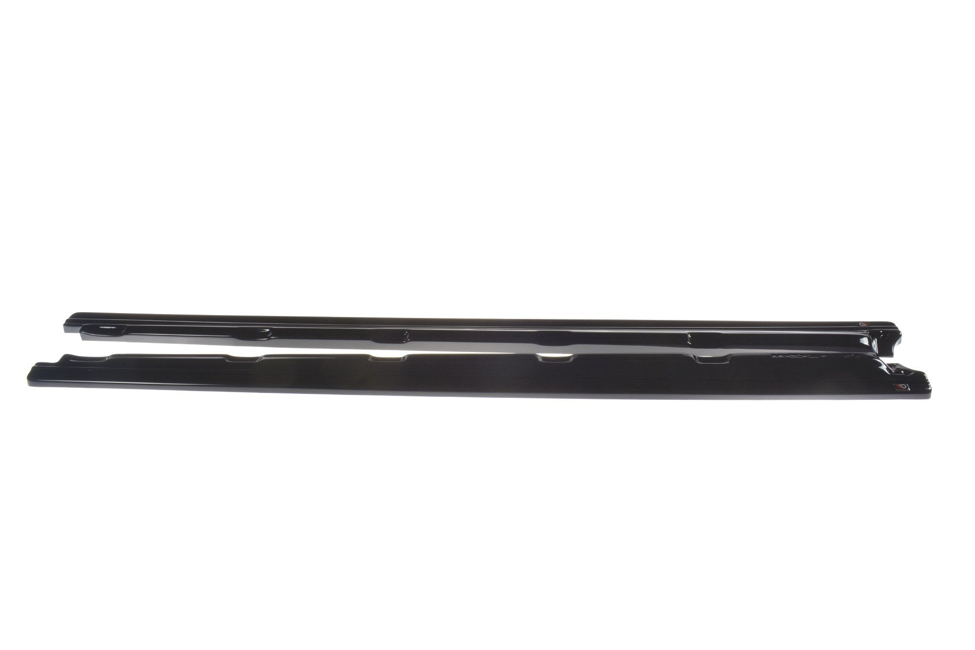 Maxton Design Street+ Seitenschweller Leisten passend für VW GOLF 7 FACELIFT STANDARD schwarz Hochglanz