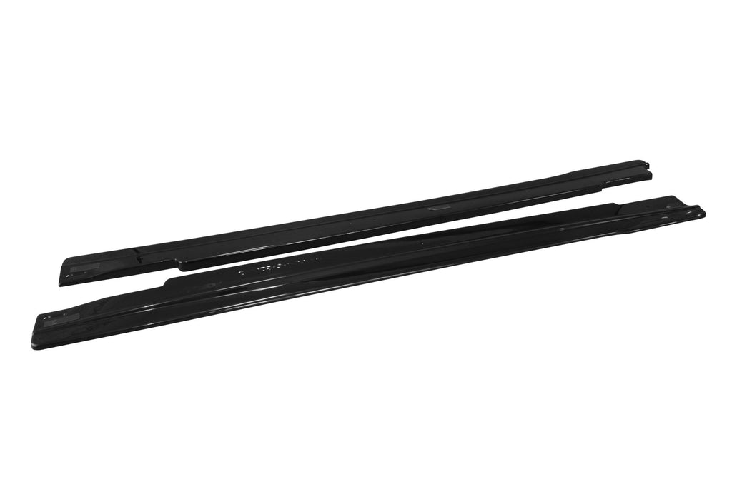 Maxton Design Street+ Seitenschweller Leisten passend für Hyundai Genesis Coupe Mk1 schwarz Hochglanz