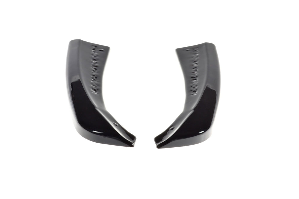 Maxton Design Heck Ansatz Flaps Diffusor für MERCEDES- BENZ C-KLASSE W205 COUPE AMG-LINE schwarz matt