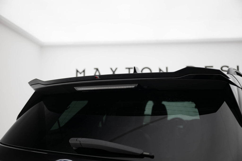Maxton Design Spoiler CAP passend für Ford Explorer XLT Mk6 schwarz Hochglanz