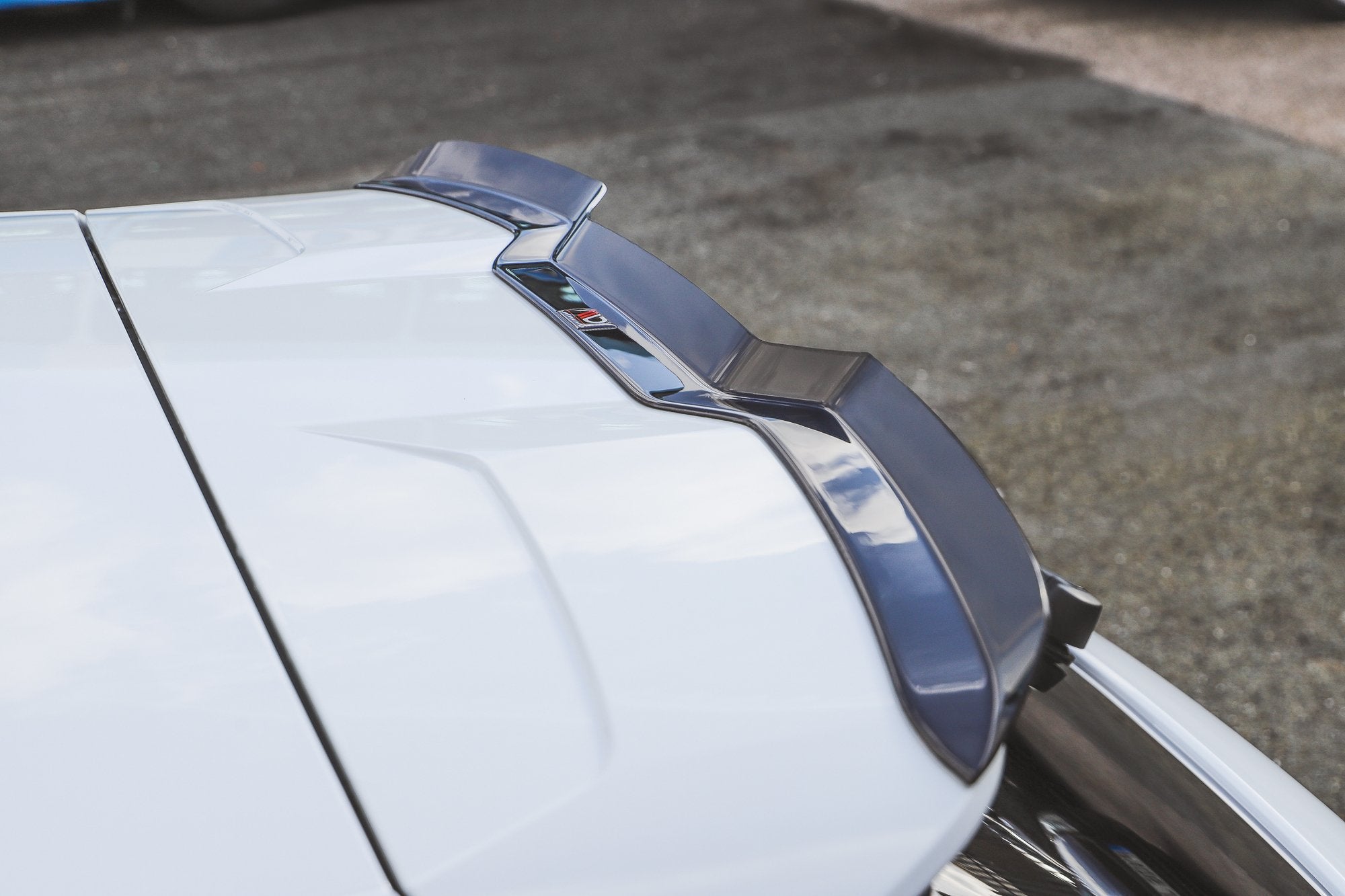 Maxton Design Spoiler CAP V.3 passend für Audi RS3 Sportback 8V / 8V Facelift schwarz Hochglanz