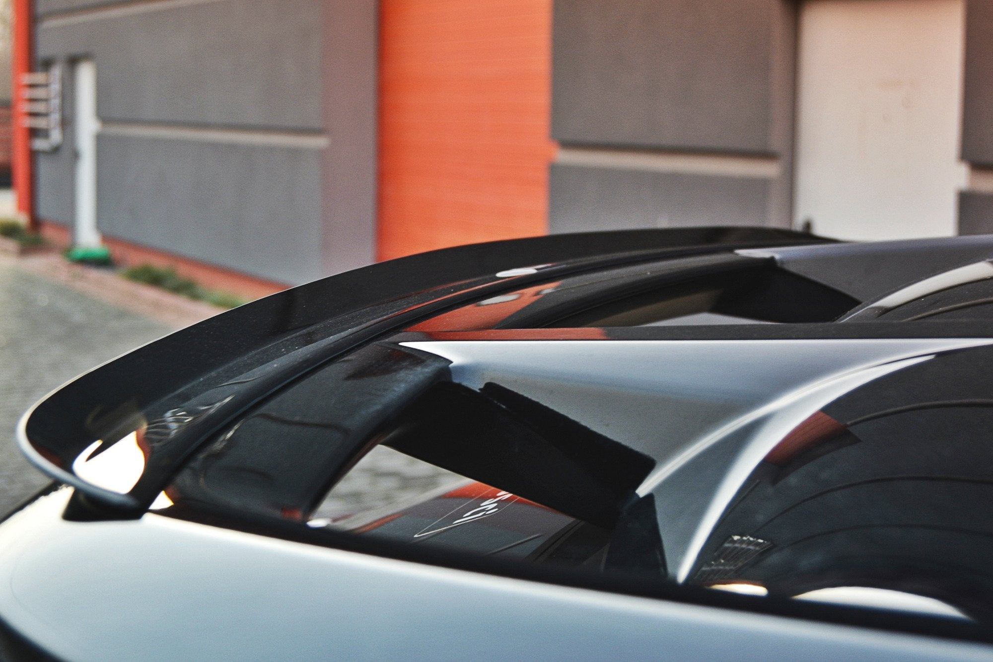 Maxton Design Spoiler CAP V.2 passend für Toyota C-HR Mk1 schwarz Hochglanz