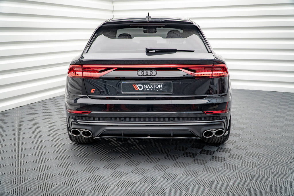 Maxton Design Street+ Mittlerer Diffusor RACE passend für Audi SQ8 Mk1 schwarz Hochglanz