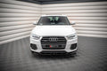 Maxton Design Street+ Spoilerlippe Front Ansatz V.1 passend für Audi Q3 Sport 8U Facelift schwarz Hochglanz