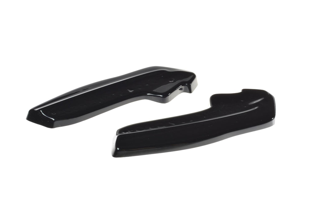 Maxton Design Heck Ansatz Flaps Diffusor V.1 passend für Ford Focus Hatchabck ST-Line schwarz Hochglanz
