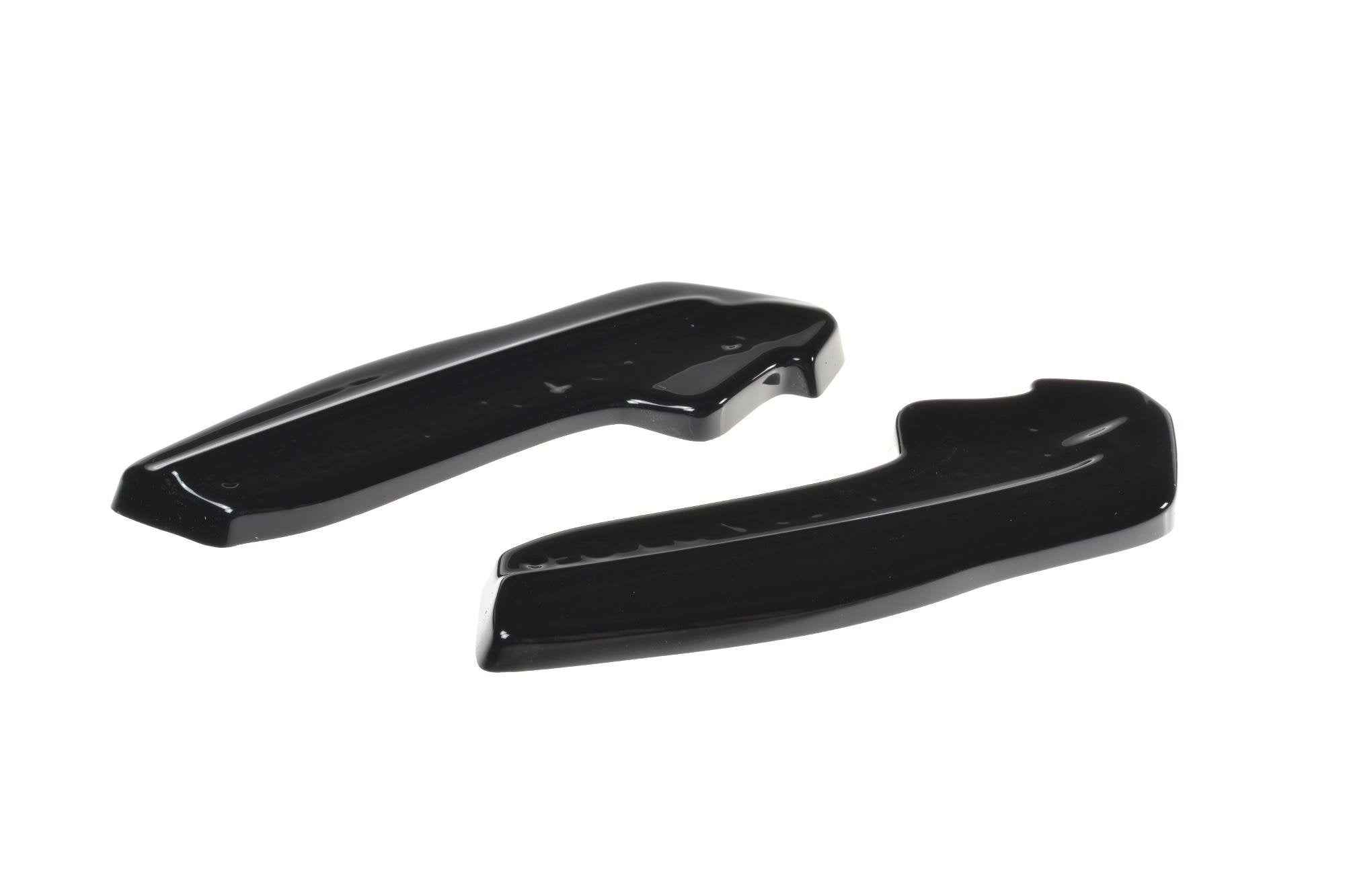 Maxton Design Heck Ansatz Flaps Diffusor V.1 passend für Ford Focus Hatchabck ST-Line schwarz Hochglanz