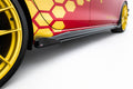 Maxton Design Seitenschweller Flaps passend für VW Golf GTI Clubsport Mk8 Facelift schwarz Hochglanz