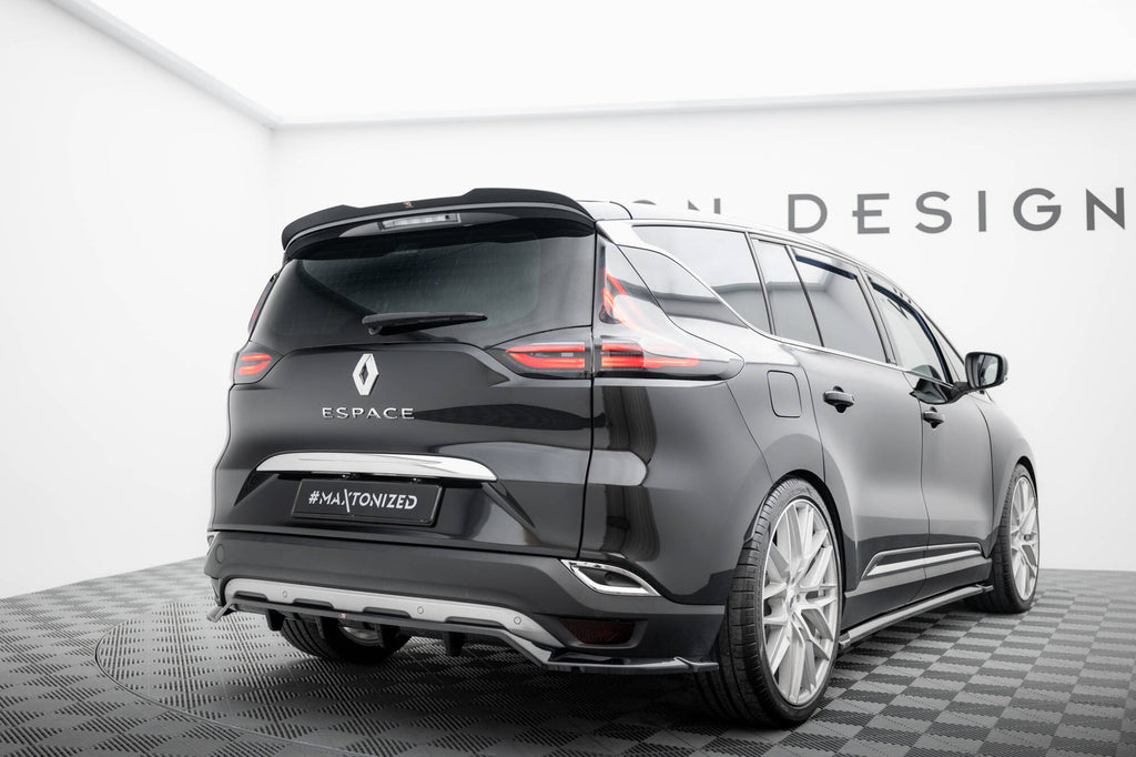 Maxton Design Spoiler CAP passend für Renault Espace Mk5 schwarz Hochglanz