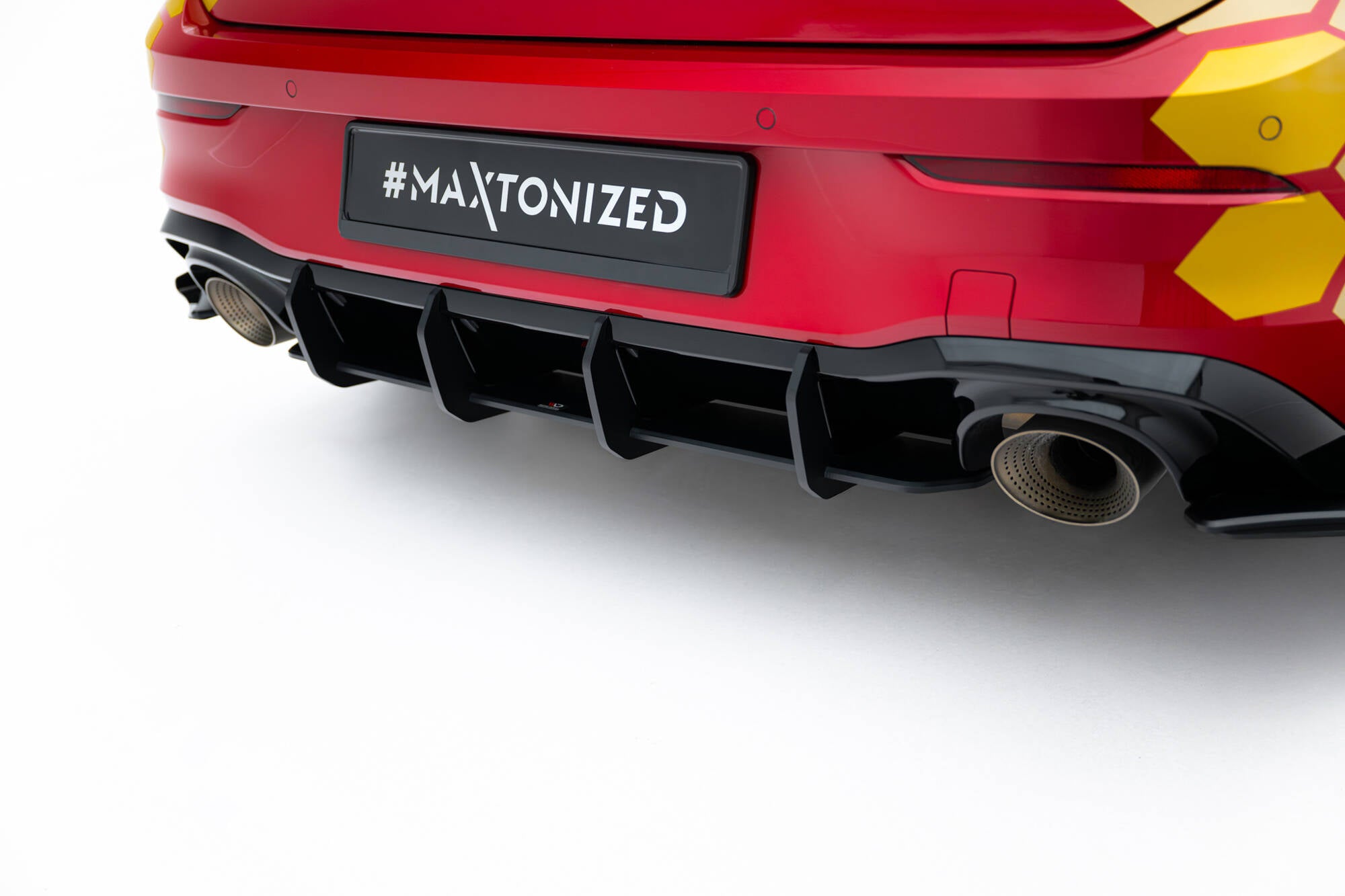 Maxton Design Street Pro Heckschürze V.2 passend für VW Golf GTI Clubsport Mk8 Facelift