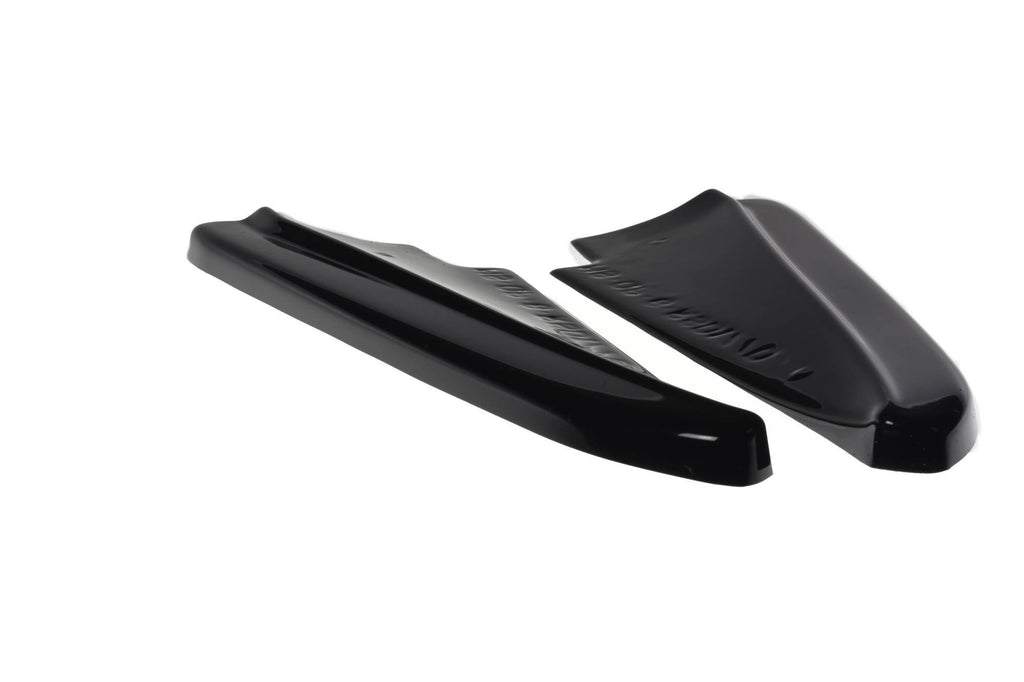 Maxton Design Heck Ansatz Flaps Diffusor für MASERATI QUATTROPORTE MK.6 vor Facelift schwarz matt