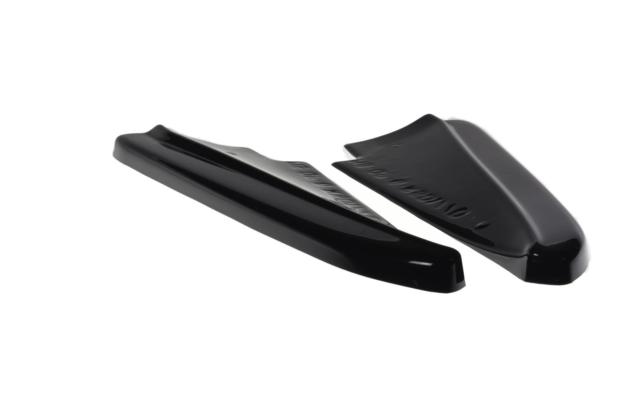 Maxton Design Heck Ansatz Flaps Diffusor für MASERATI QUATTROPORTE MK.6 vor Facelift schwarz matt