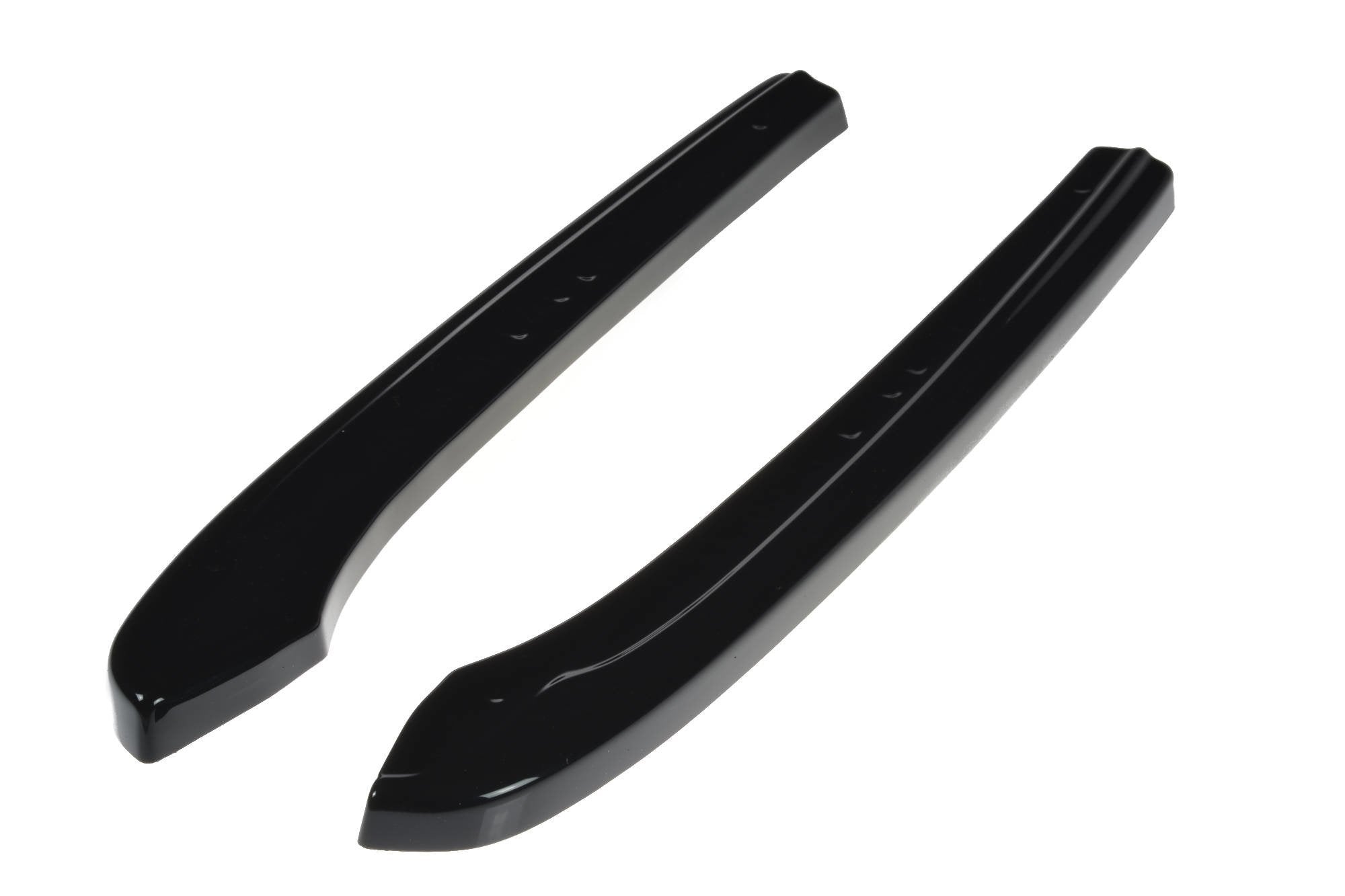 Maxton Design Heck Ansatz Flaps Diffusor V.1 passend für VW GOLF 7 R VARIANT FACELIFT schwarz Hochglanz