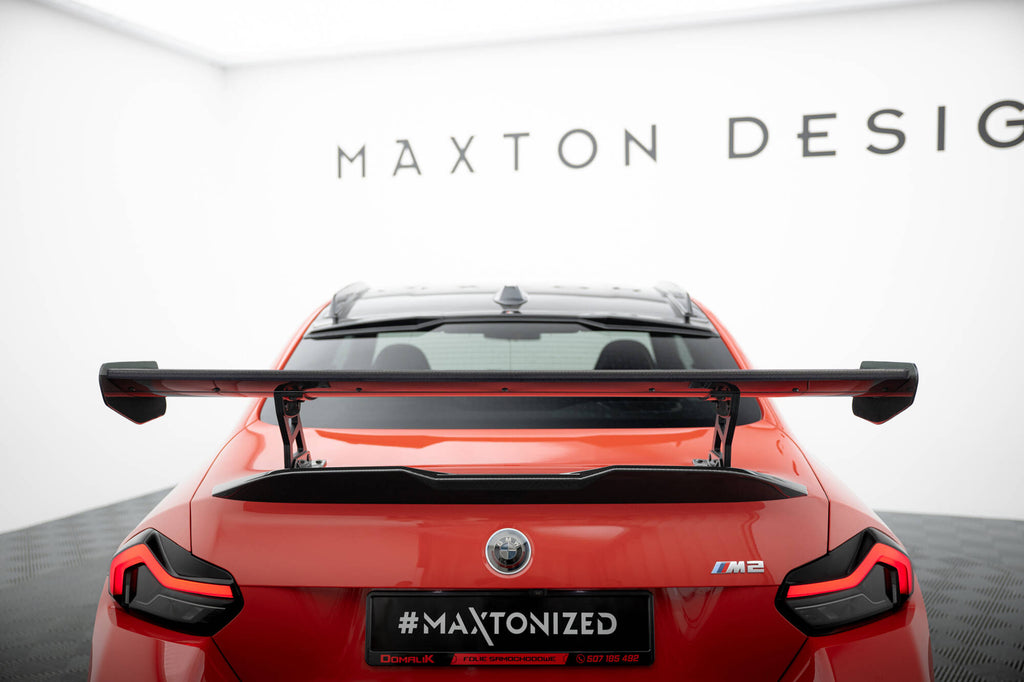 Maxton Design Carbon Spoiler With Internal Brackets Uprights BMW M2 G87 für BMW M2 G87