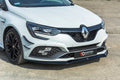 Maxton Design Street+ Spoilerlippe Front Ansatz V.2 passend für Renault Megane IV RS schwarz Hochglanz