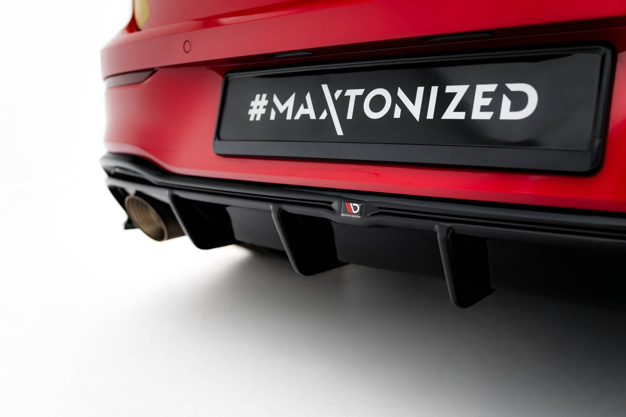 Maxton Design Diffusor Heck Ansatz passend für VW Golf GTI Clubsport Mk8 Facelift
