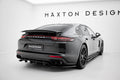 Maxton Design Street+ Mittlerer Diffusor RACE passend für Porsche Panamera Turbo S E-Hybrid / Panamera E-Hybrid / Panamera 4S 971 schwarz Hochglanz