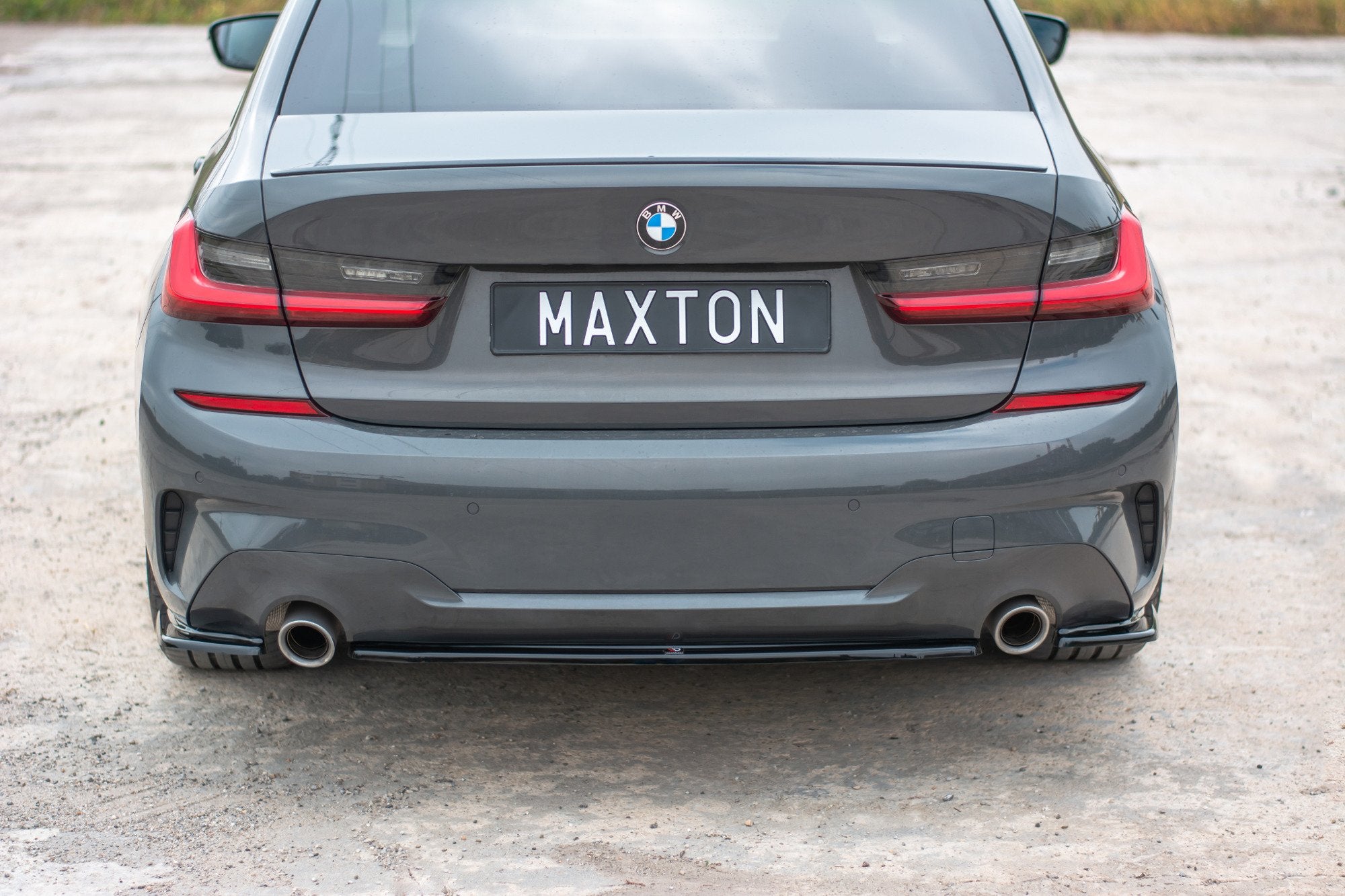 Maxton Design Heckansatz BMW 3er G20 M Paket schwarz Hochglanz für BMW 3er G20