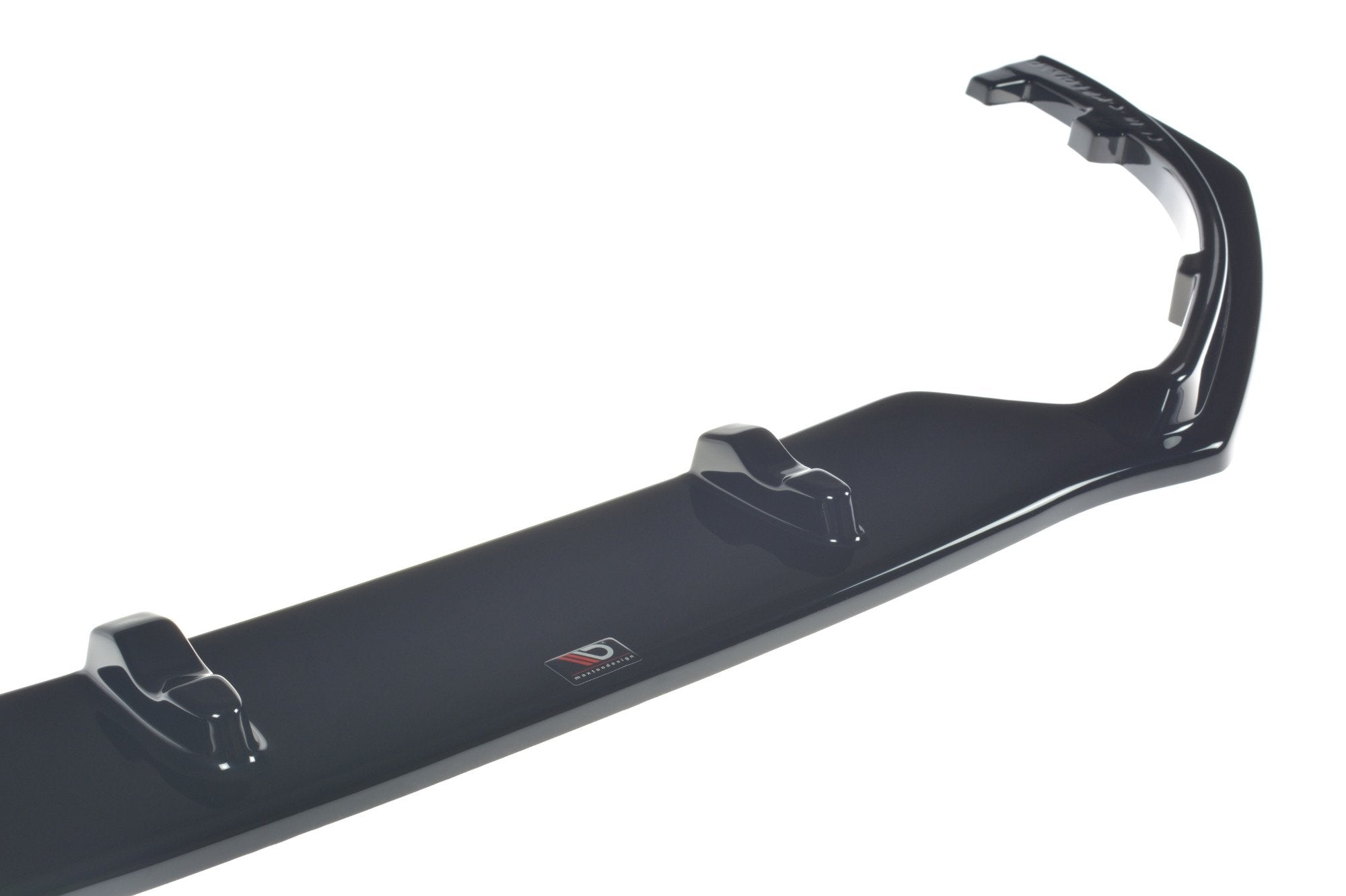 Maxton Design Street+ Spoilerlippe Front Ansatz V.1 passend für Renault Megane IV RS schwarz Hochglanz