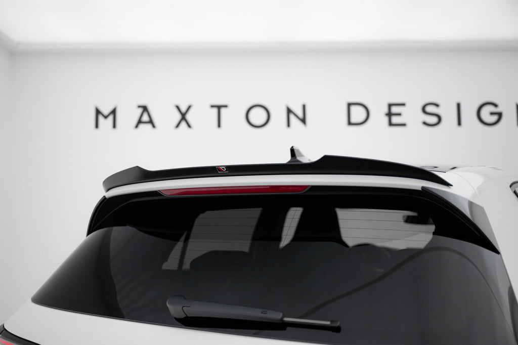 Maxton Design Spoiler CAP V.1 passend für VW Golf GTI / GTE / GTD / R-Line / R Mk8 schwarz Hochglanz