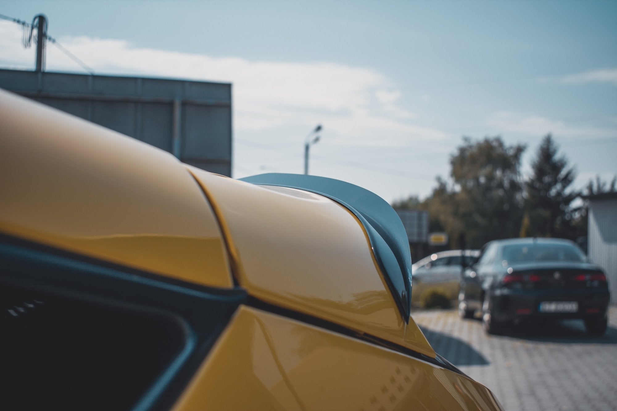 Maxton Design Spoiler CAP passend für Renault Megane 3 RS schwarz Hochglanz