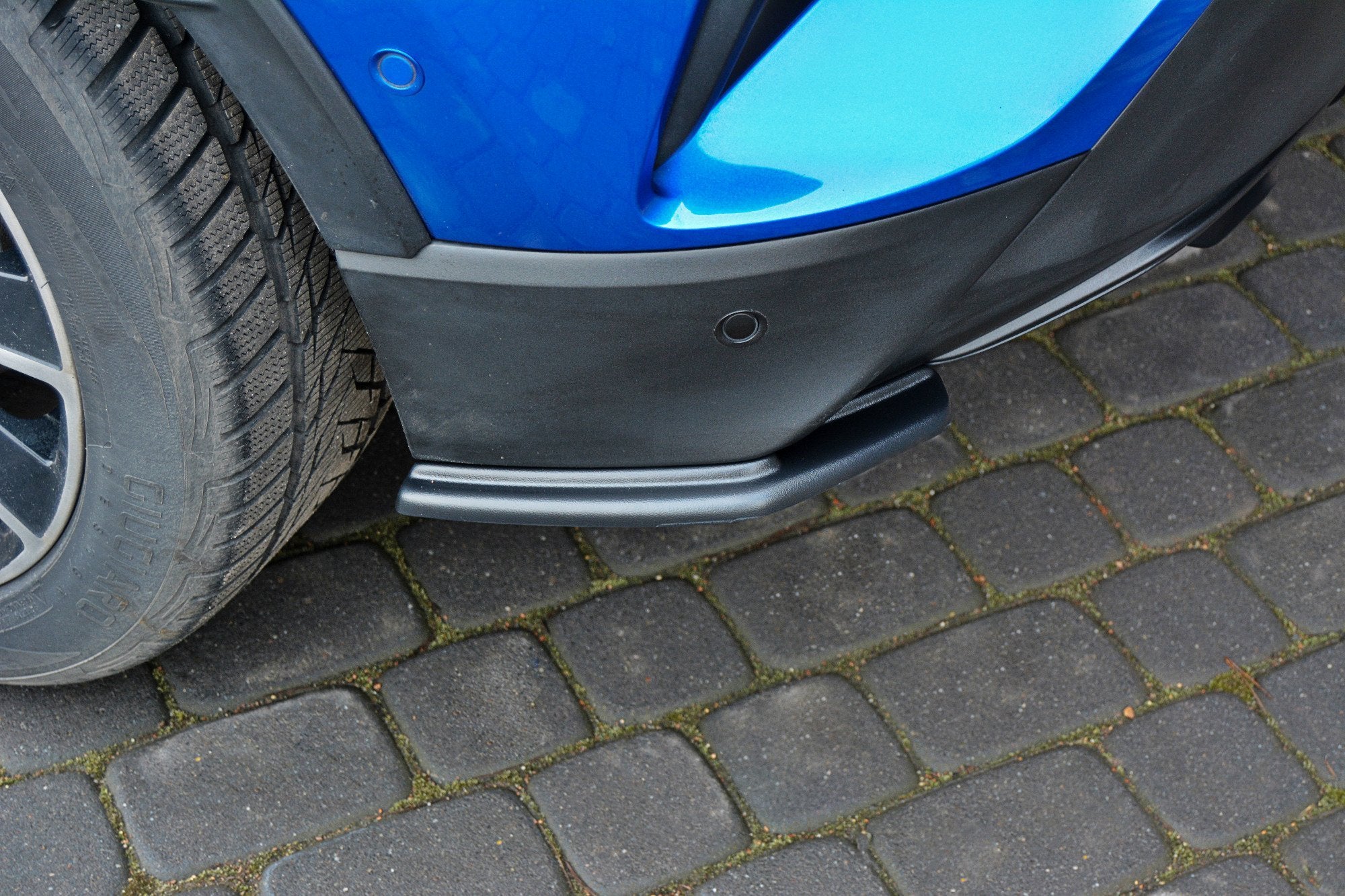 Maxton Design Heck Ansatz Flaps Diffusor passend für TOYOTA C-HR schwarz Hochglanz