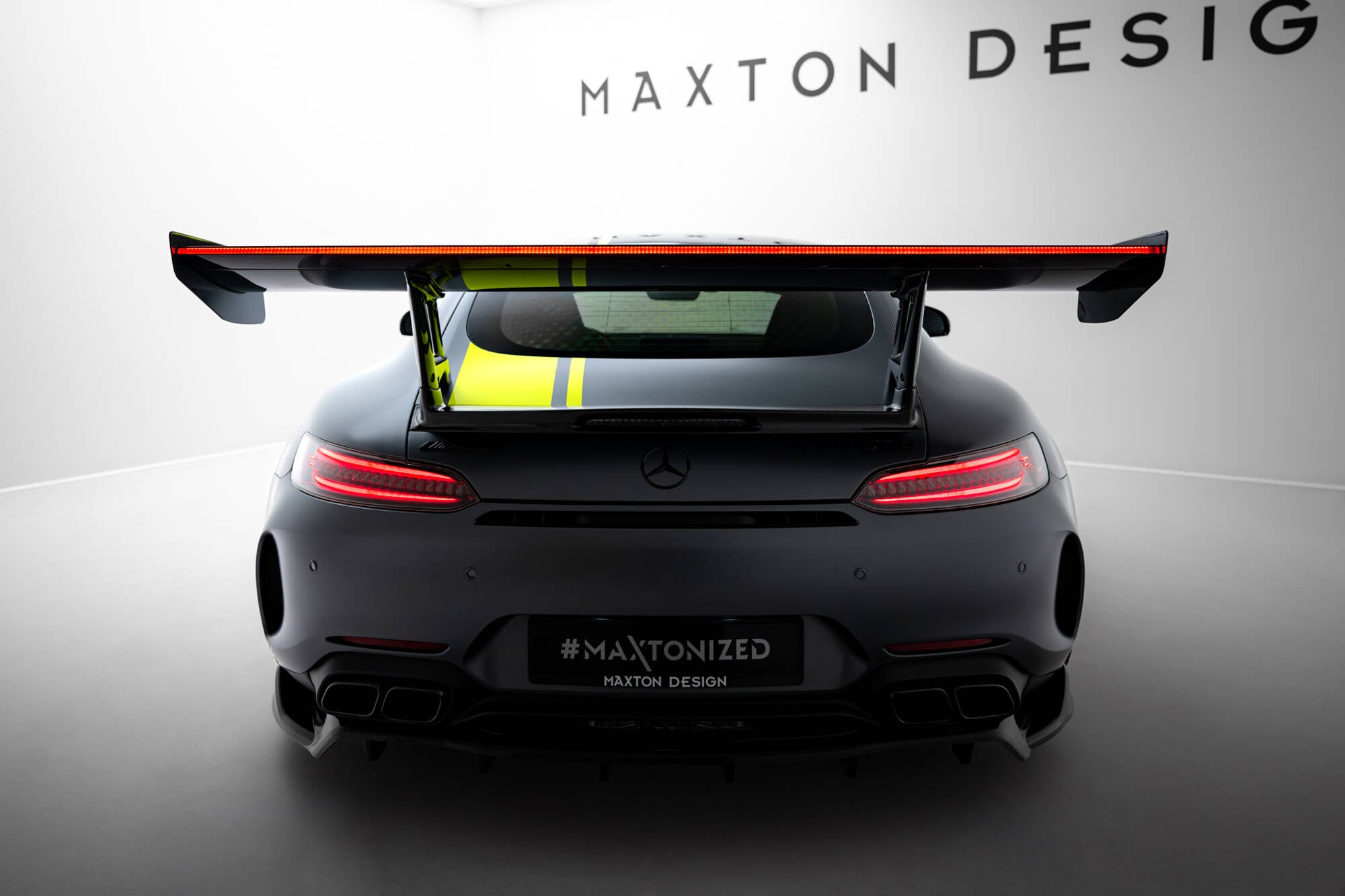 Maxton Design Carbon Spoiler + LED Mercedes-AMG GTR C190 Facelift für Mercedes-Benz AMG GT C190 Facelift