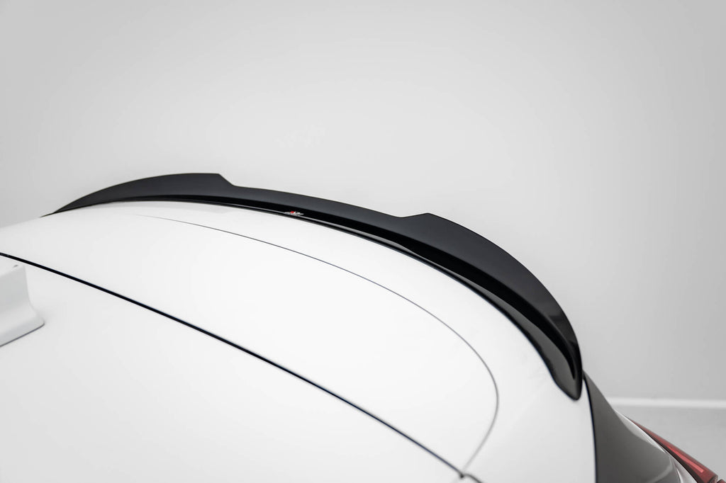 Maxton Design Spoiler CAP passend für Ford Focus Vignale Kombi Mk4 schwarz Hochglanz