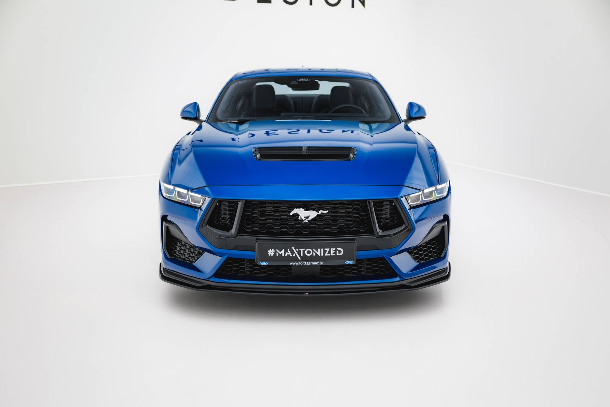 Maxton Design Street Pro Street+ Spoilerlippe Front Ansatz passend für Ford Mustang GT Mk7