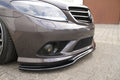 Maxton Design Street+ Spoilerlippe Front Ansatz passend für MERCEDES CL 500 C216 AMGLINE schwarz Hochglanz