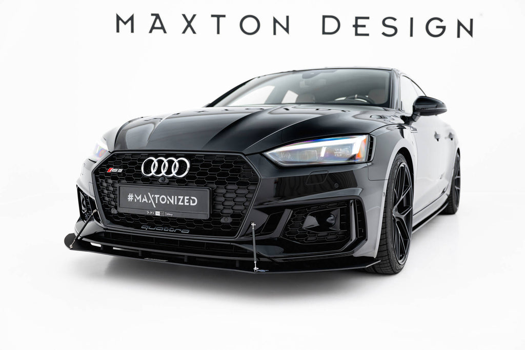 Maxton Design Sport Street+ Spoilerlippe Front Ansatz V.1 passend für Audi RS5 Coupe / Sportback F5