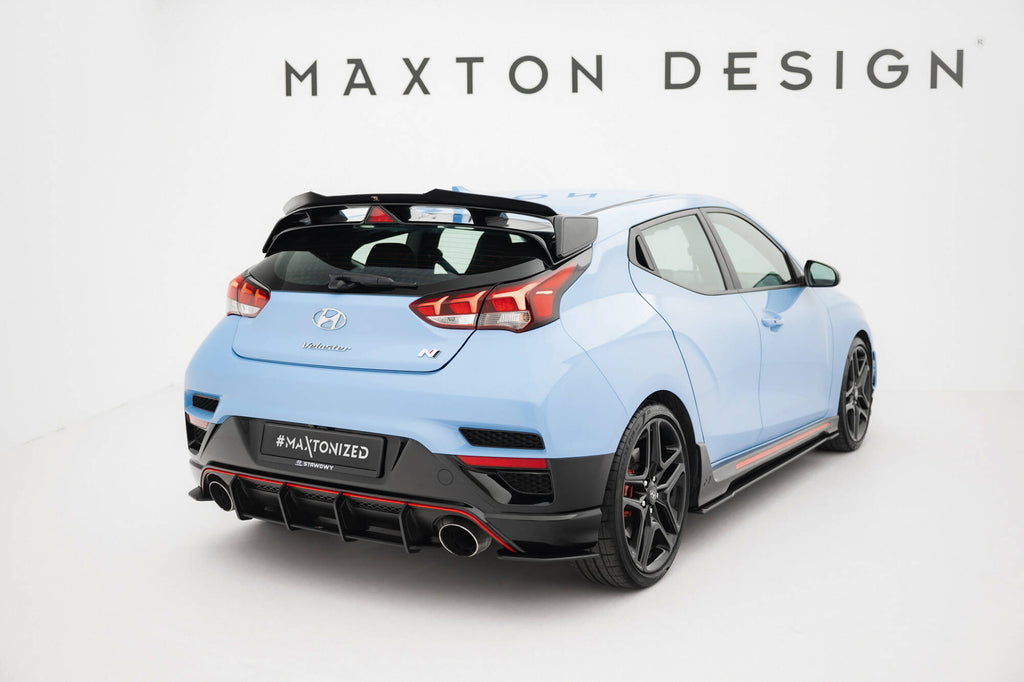 Maxton Design Street Pro Heck Ansatz Flaps Diffusor passend für Hyundai Veloster N Mk2