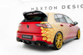 Maxton Design Heck Ansatz Flaps Diffusor V.3 passend für VW Golf GTI Clubsport Mk8 Facelift schwarz Hochglanz