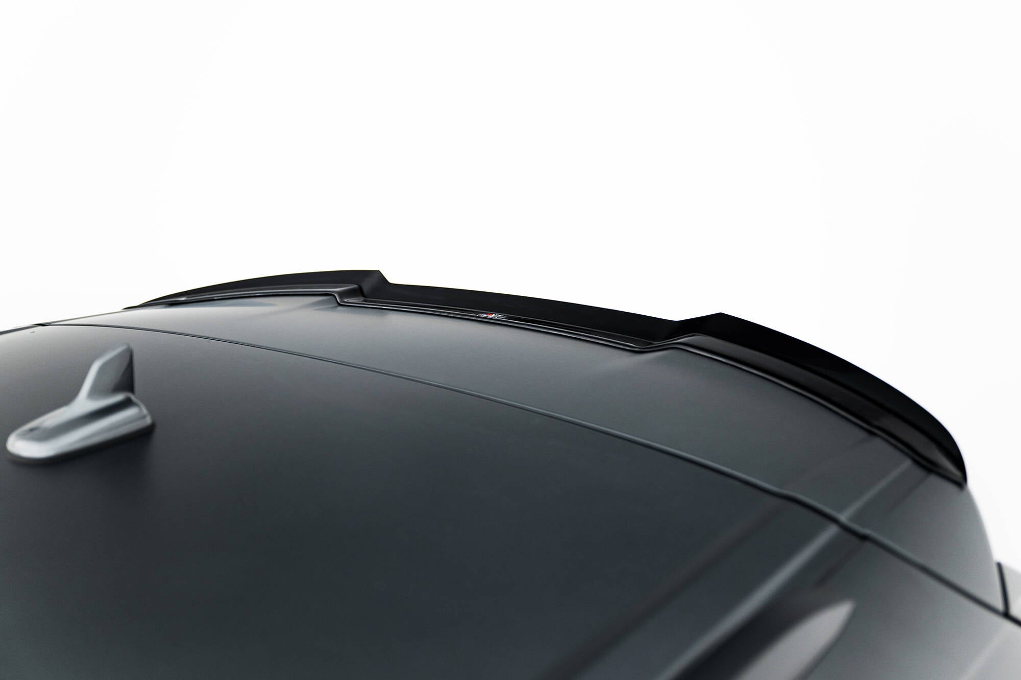 Maxton Design Spoiler CAP passend für Audi Q7 S-Line / SQ7 Mk2 Facelift 2 schwarz Hochglanz