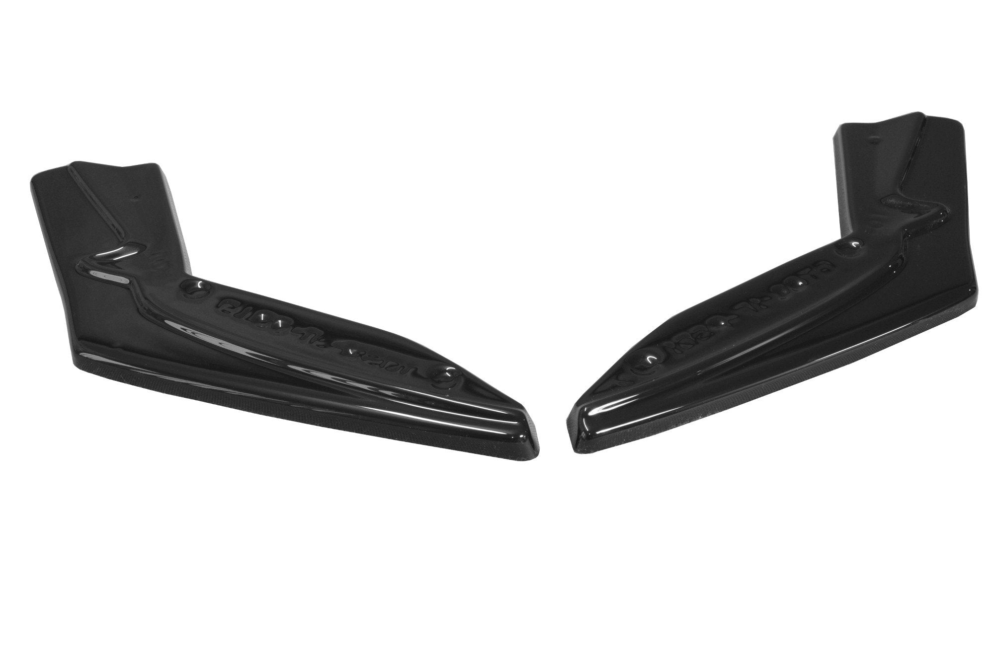 Maxton Design Heck Ansatz Flaps Diffusor V.1 passend für Toyota GT86 Facelift schwarz Hochglanz