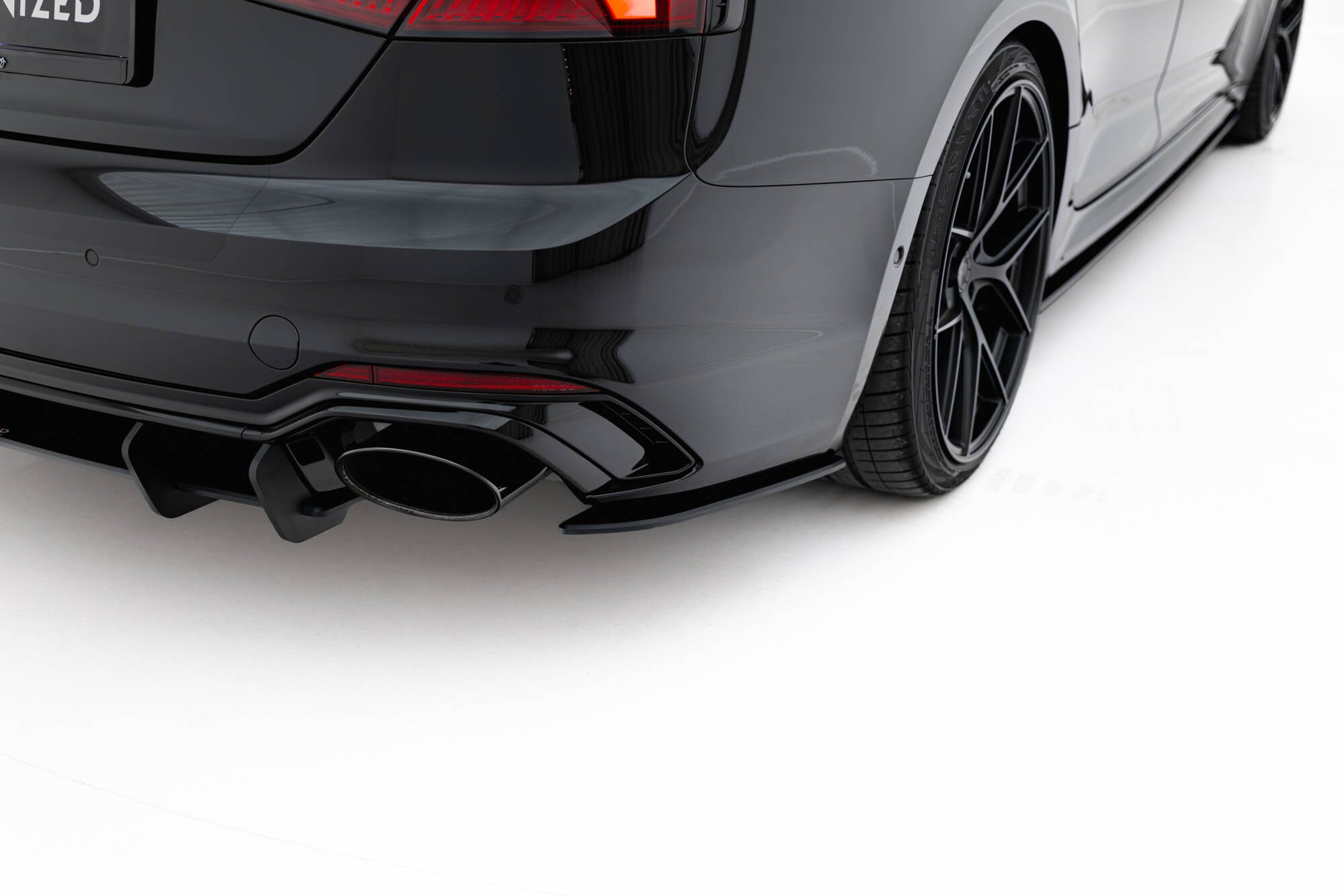 Maxton Design Street Pro Heck Ansatz Flaps Diffusor passend für Audi RS5 Coupe / Sportback F5