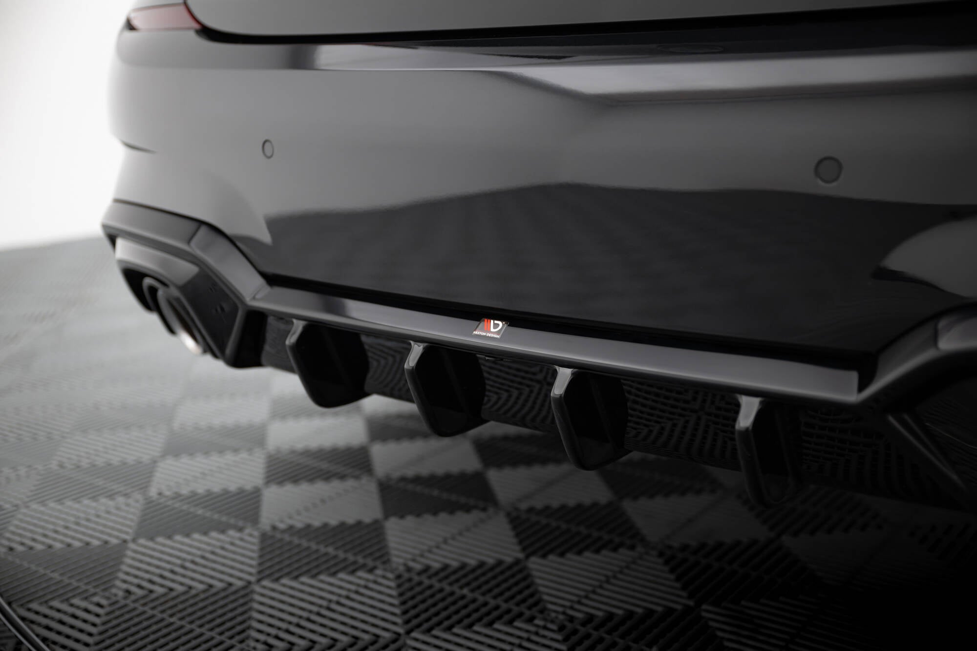 Maxton Design Diffusor Heck Ansatz passend für BMW 3er M-Paket G20 / G21