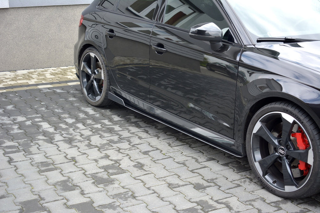 Maxton Design Sport Street+ Seitenschweller Leisten V.2 passend für Audi RS3 Sportback 8V Facelift