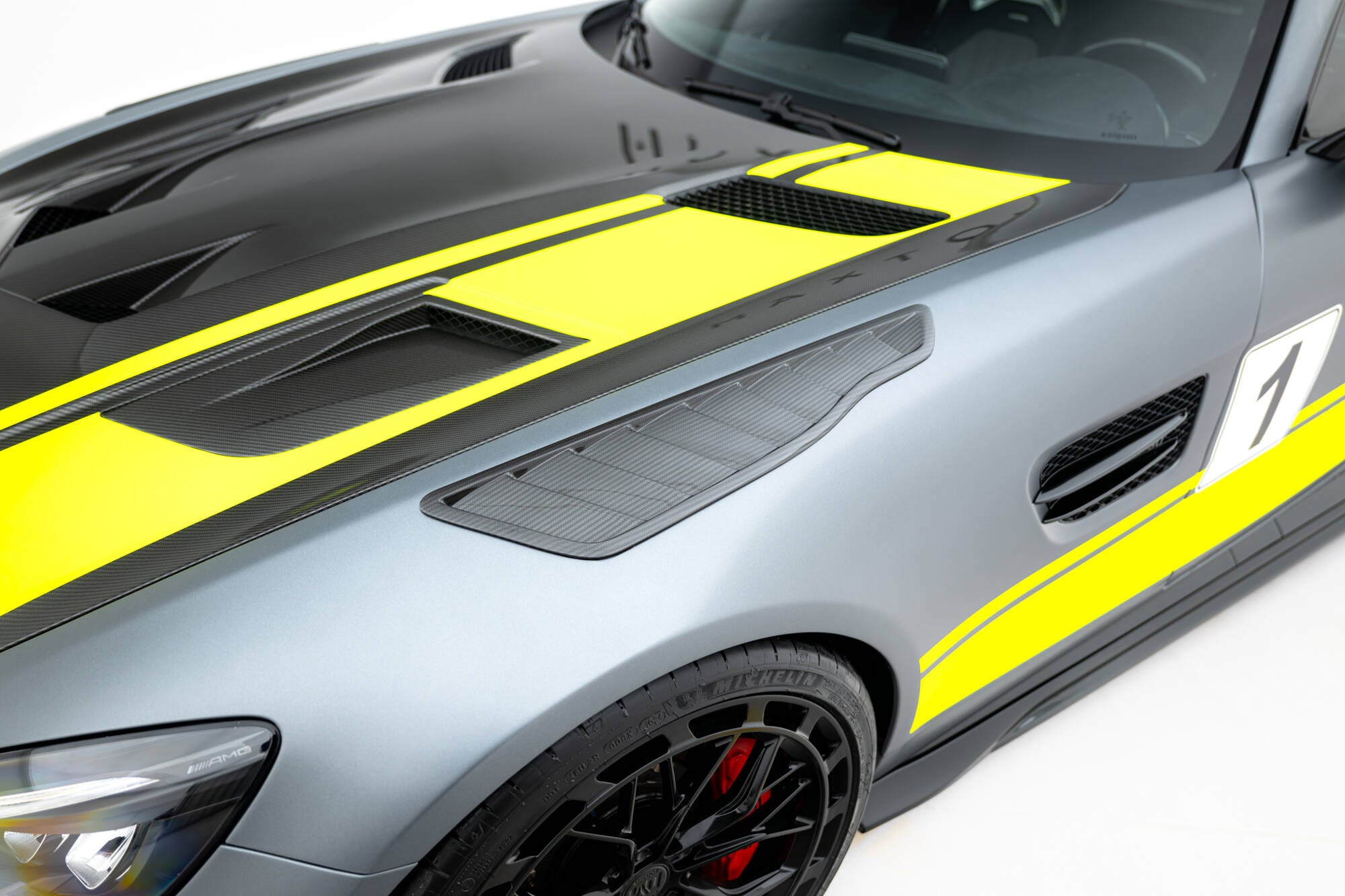Maxton Design Prepreg Carbon Fiber Front Bumper Side Vents Mercedes-AMG GT C C190 Facelift für Mercedes-Benz AMG GT C190 Facelift