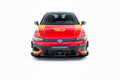 Maxton Design Front Stoßstange Flaps passend für Flaps VW Golf GTI Clubsport Mk8 Facelift schwarz Hochglanz