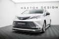 Maxton Design Street+ Spoilerlippe Front Ansatz passend für Toyota Sienna Mk4 schwarz Hochglanz